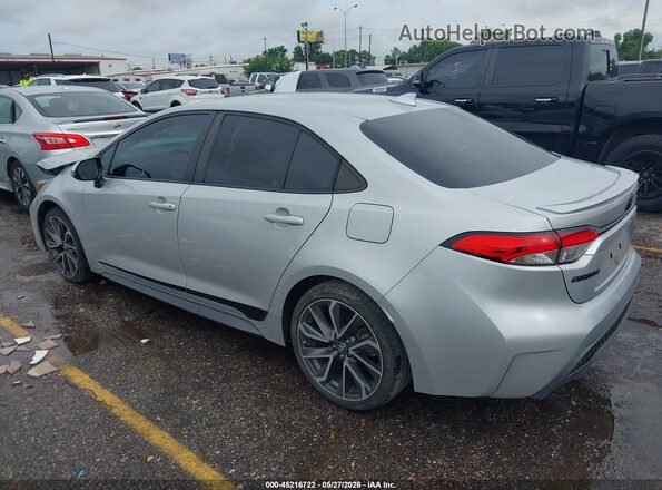 5YFS4MCEXNP113236 2022 TOYOTA COROLLA Silver Rear left