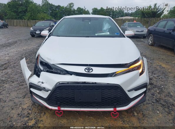 5YFS4MCEXPP149074 2023 TOYOTA COROLLA White Instrument cluster view