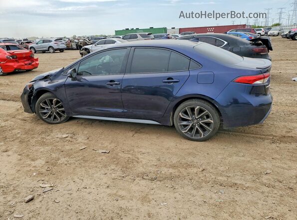 5YFS4RCE0LP044972 2020 TOYOTA COROLLA Blue Rear left
