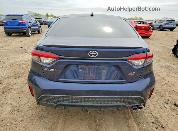 5YFS4RCE0LP044972 2020 TOYOTA COROLLA Blue Rear view