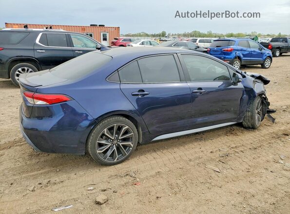5YFS4RCE0LP044972 2020 TOYOTA COROLLA Blue Rear right