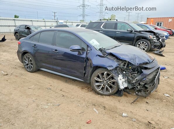 5YFS4RCE0LP044972 2020 TOYOTA COROLLA Blue Front right