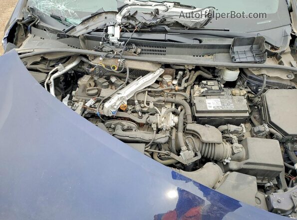 5YFS4RCE0LP044972 2020 TOYOTA COROLLA Blue Rear interior view