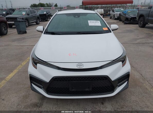 5YFS4RCE2LP035447 2020 TOYOTA COROLLA White ხელსაწყოთა პანელის ხედი