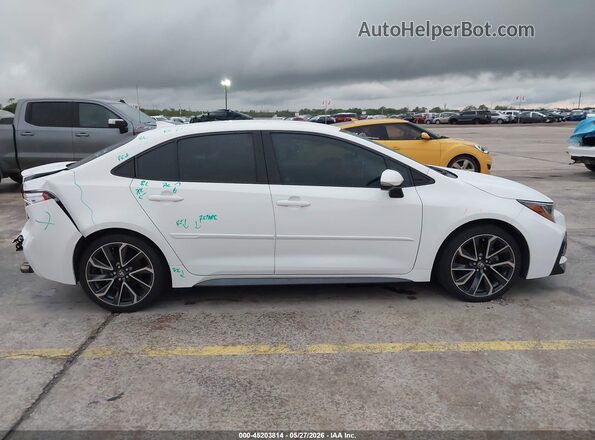 5YFS4RCE2LP035447 2020 TOYOTA COROLLA White უკანა სალონის ხედი
