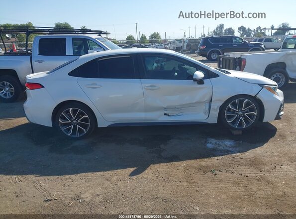 5YFS4RCE2LP041085 2020 TOYOTA COROLLA White Rear interior view