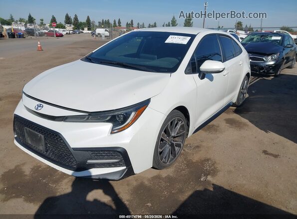 5YFS4RCE2LP041085 2020 TOYOTA COROLLA White Front left