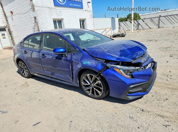 5YFS4RCE4LP018407 2020 TOYOTA COROLLA Blue 