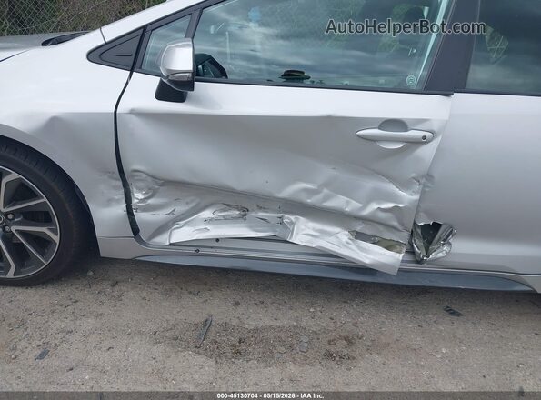 5YFS4RCE5LP047625 2020 TOYOTA COROLLA Silver Front view