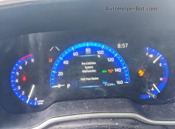 5YFT4MCE2NP120492 2022 TOYOTA LL Gray Vista del cuadro de instrumentos