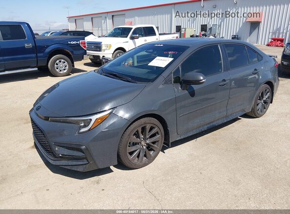 5YFT4MCE8PP159607 2023 TOYOTA COROLLA Серый Передняя левая четверть