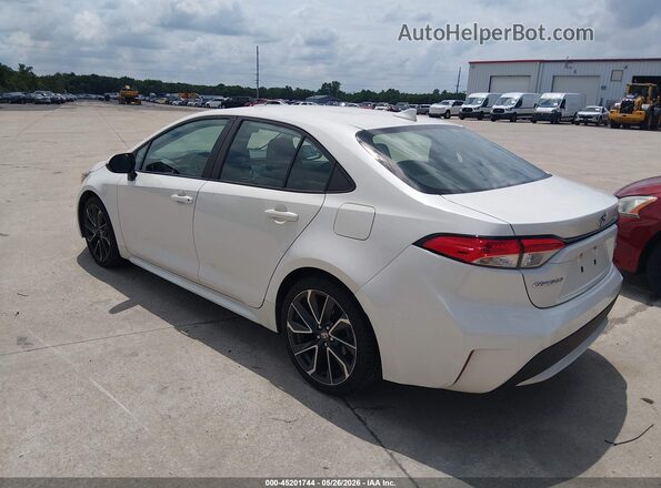 5YFVPMAE2MP201428 2021 TOYOTA COROLLA White უკანა მარცხენა