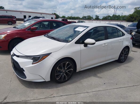 5YFVPMAE2MP201428 2021 TOYOTA COROLLA White წინა მარცხენა ხედი სამი მეოთხედიდან