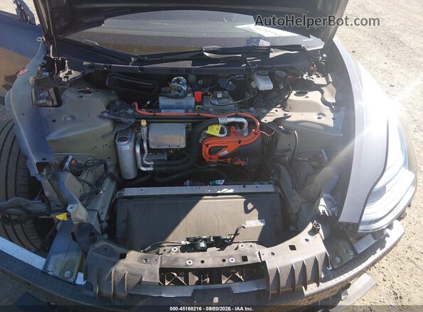 5YJ3E1EA1PF692478 2023 TESLA MODEL 3 Gray Widok z tyłu