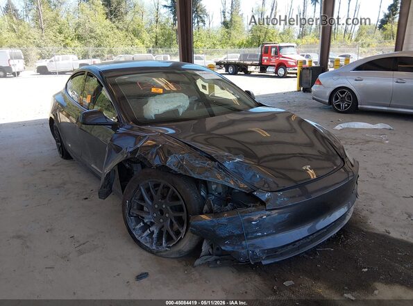 5YJ3E1EA1SF042011 2025 TESLA MODEL 3 Gray Widok z przodu