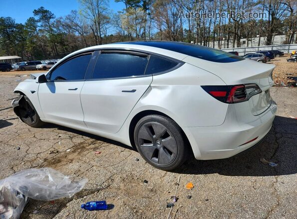 5YJ3E1EA2LF744923 2020 TESLA MODEL Белый Задняя левая четверть