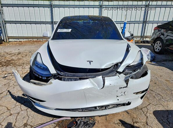 5YJ3E1EA2LF744923 2020 TESLA MODEL Белый Вид спереди