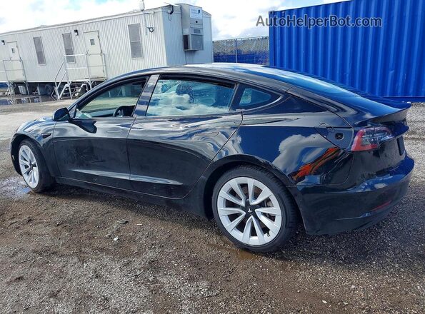5YJ3E1EA2NF369988 2022 TESLA MODEL Black 