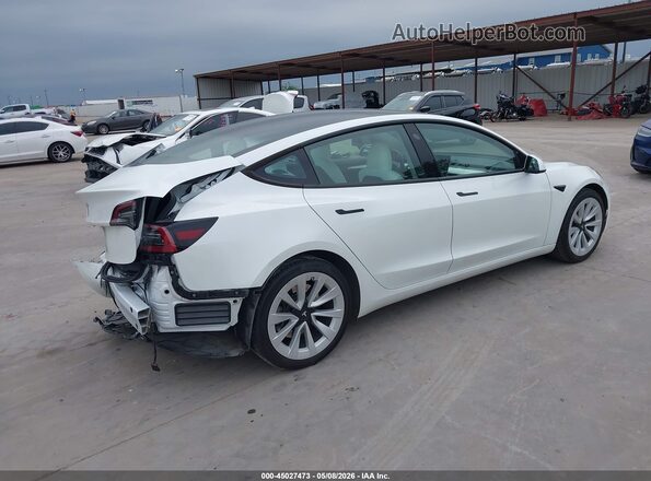 5YJ3E1EA2PF582829 2023 TESLA MODEL 3 Белый Задняя правая четверть