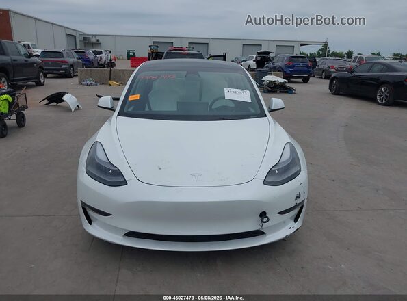 5YJ3E1EA2PF582829 2023 TESLA MODEL 3 Белый Вид задней части салона