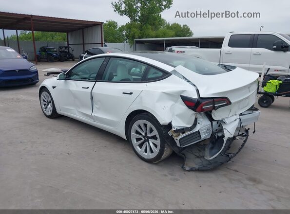 5YJ3E1EA2PF582829 2023 TESLA MODEL 3 Белый Задняя левая четверть