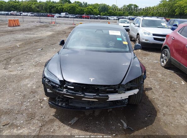 5YJ3E1EA2SF070478 2025 TESLA MODEL 3 Gray Դիմացի տեսք
