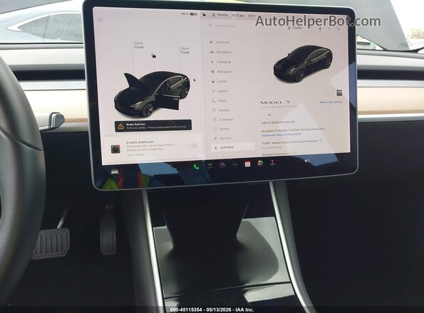 5YJ3E1EA3KF409782 2019 TESLA MODEL 3 Black 