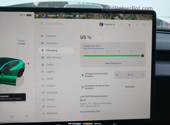 5YJ3E1EA3RF728786 2024 TESLA MODEL 3 Белый 
