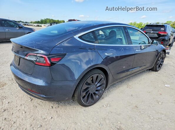 5YJ3E1EA4LF705086 2020 TESLA MODEL Синий 