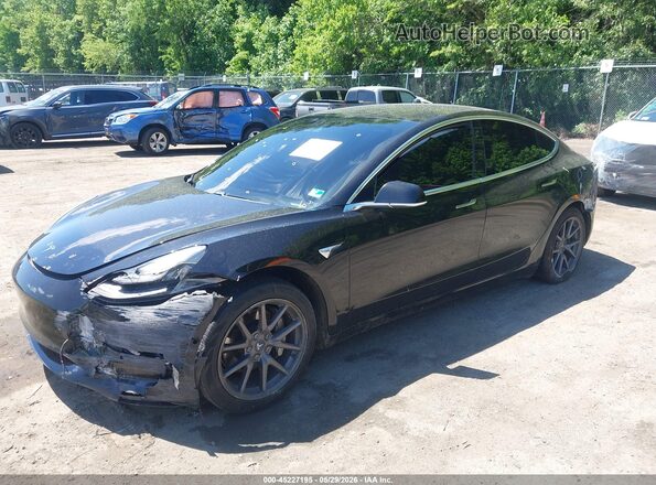 5YJ3E1EA4LF796571 2020 TESLA MODEL 3 Black Առջևի ձախ երեք քառորդ տեսարան