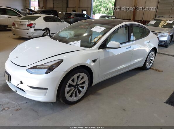 5YJ3E1EA5PF511494 2023 TESLA MODEL 3 Белый Передняя левая четверть