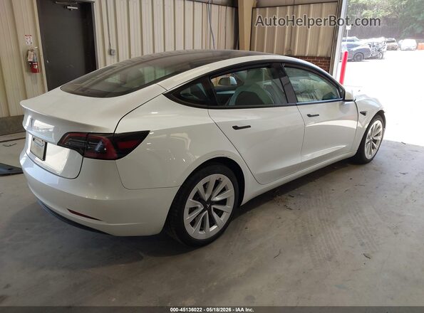 5YJ3E1EA5PF511494 2023 TESLA MODEL 3 Белый Задняя правая четверть