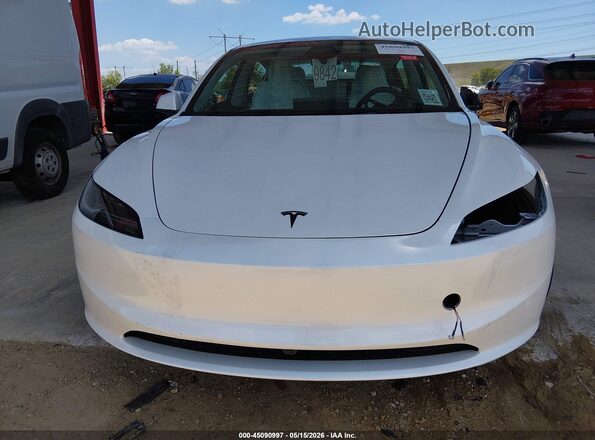 5YJ3E1EA5TF160838 2026 TESLA MODEL 3 Белый Вид спереди