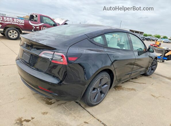 5YJ3E1EA7NF345637 2022 TESLA MODEL Black 