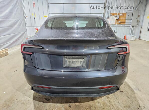 5YJ3E1EA8SF024962 2025 TESLA MODEL Charcoal Widok z tyłu