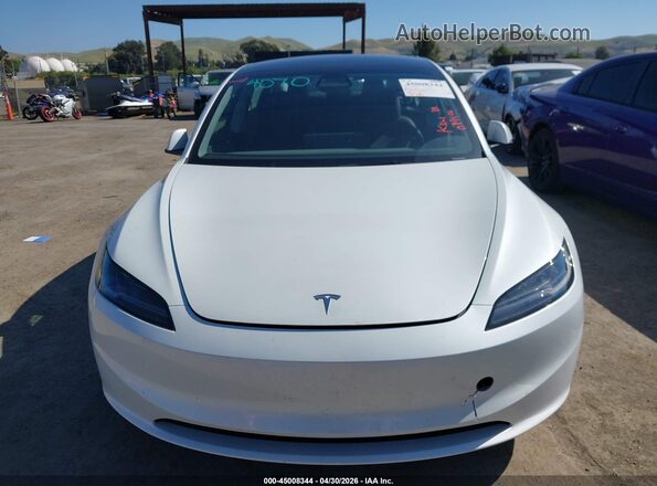 5YJ3E1EA8SF041485 2025 TESLA MODEL 3 Белый Вид щитка приборов