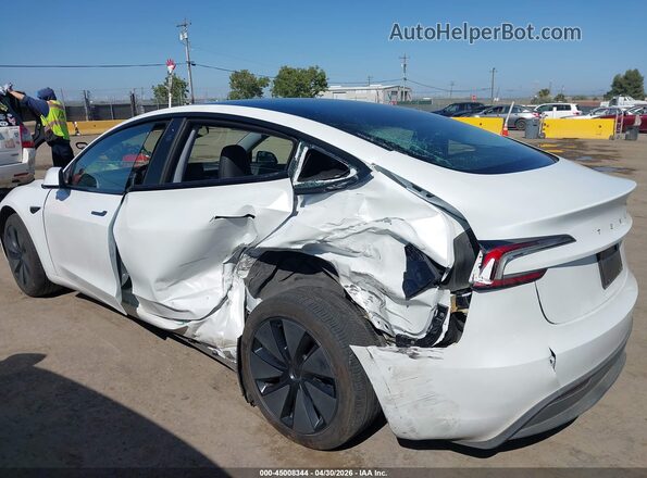 5YJ3E1EA8SF041485 2025 TESLA MODEL 3 Белый Вид спереди