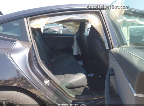 5YJ3E1EA9RF864856 2024 TESLA MODEL 3 Gray Vista de la etiqueta del VIN