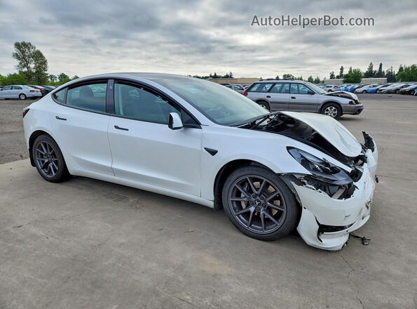 5YJ3E1EAXMF062129 2021 TESLA MODEL White 
