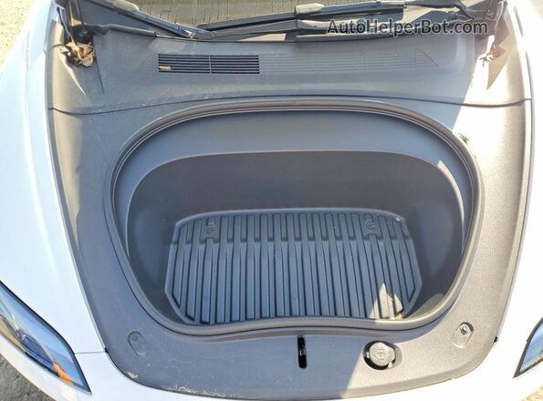 5YJ3E1EAXSF046462 2025 TESLA MODEL White Սալոնի հետևի տեսք