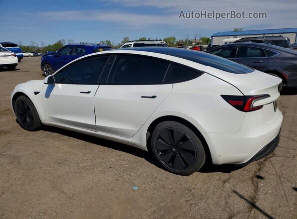 5YJ3E1EAXSF046462 2025 TESLA MODEL White Հետևի ձախ