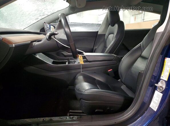 5YJ3E1EB0KF191373 2019 TESLA MODEL Blue 
