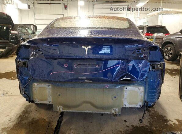 5YJ3E1EB0KF191373 2019 TESLA MODEL Blue 