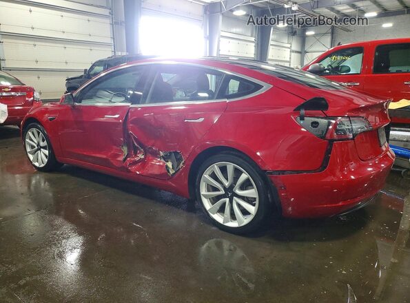 5YJ3E1EB0KF365460 2019 TESLA MODEL Red 