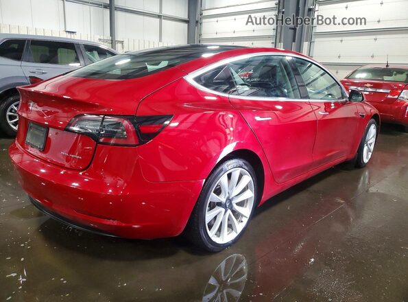 5YJ3E1EB0KF365460 2019 TESLA MODEL Red 