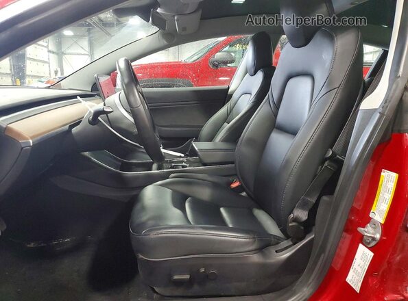 5YJ3E1EB0KF365460 2019 TESLA MODEL Red 