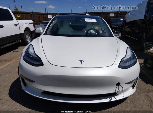 5YJ3E1EB0LF651570 2020 TESLA MODEL 3 White Vista del salpicadero