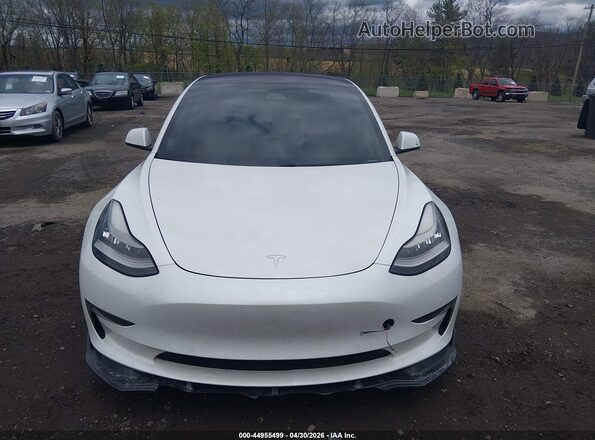 5YJ3E1EB0MF855996 2021 TESLA MODEL 3 Белый Вид щитка приборов