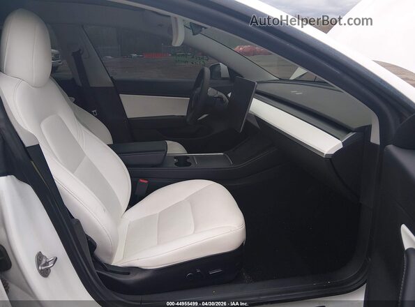 5YJ3E1EB0MF855996 2021 TESLA MODEL 3 Белый Вид салона спереди