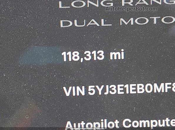 5YJ3E1EB0MF870594 2021 TESLA MODEL 3 Gray 